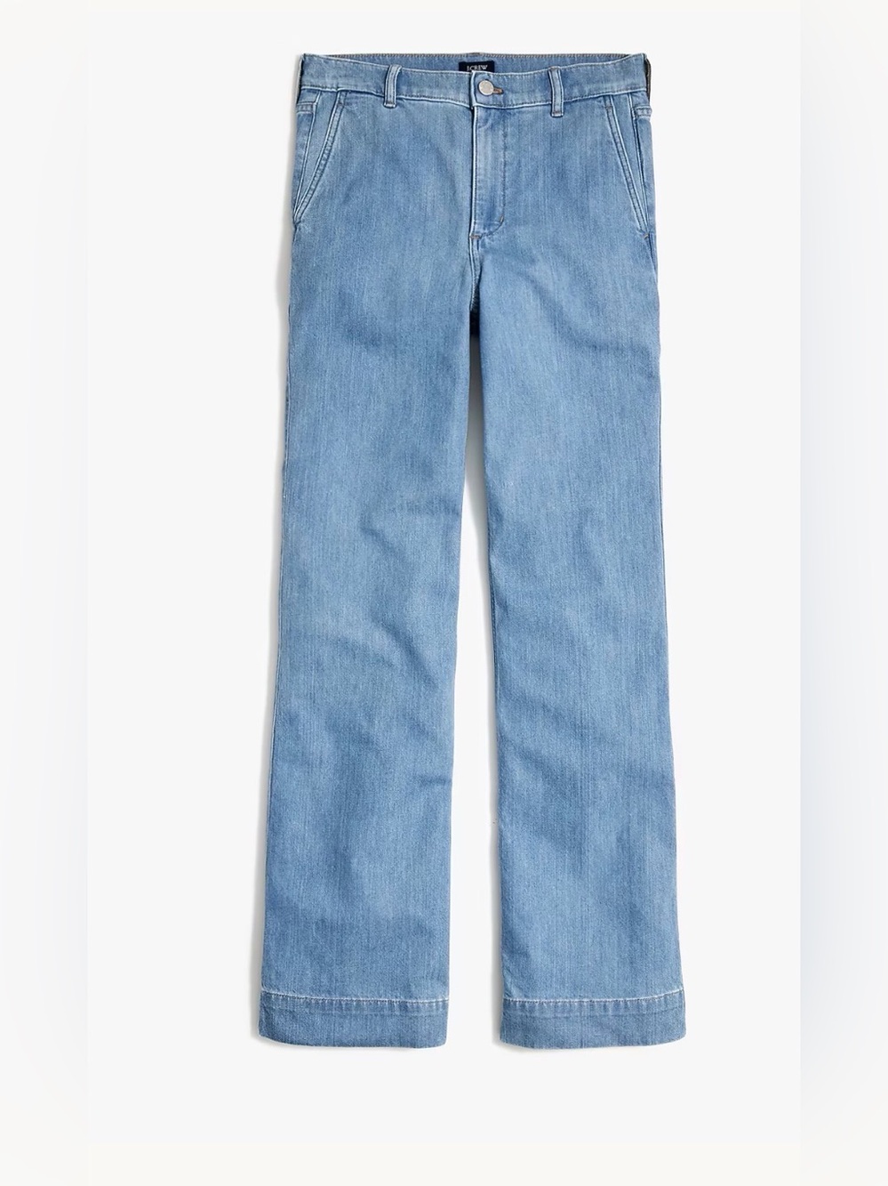 J. Crew Light Wash Wide-Leg Jeans